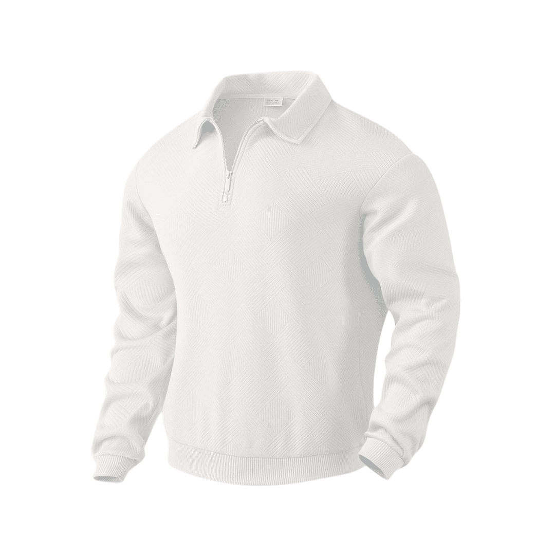 Fuego | Suéter de cremallera con diseño estampado